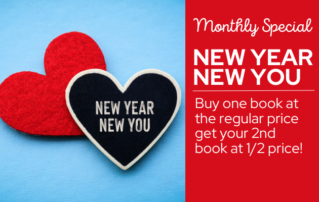 Image of heart with wording new year new year