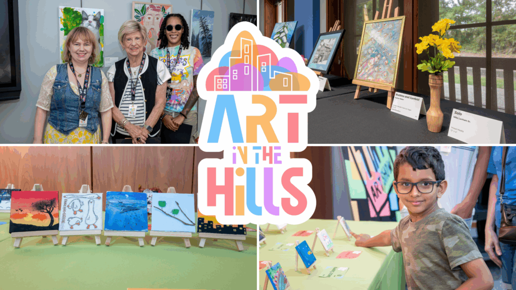 image of artists at art show