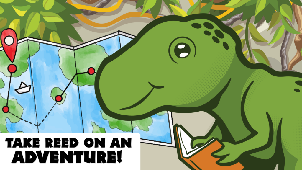 Reed the Bookasaurus Jr. Wants to Travel With You This Summer!