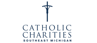 image is of Catholic Charities Southeast Michigan logo