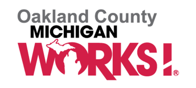 image of Oakland County Michigan Works! logo